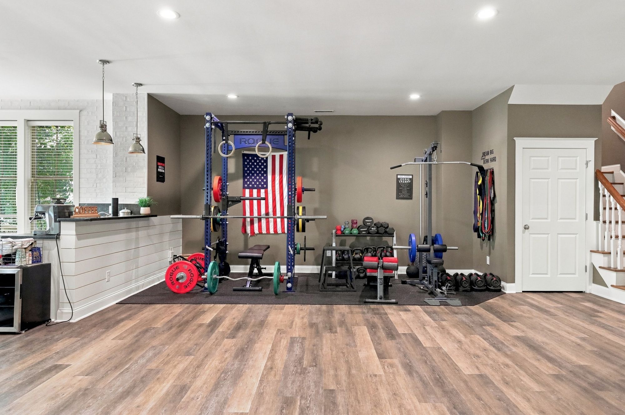 Strength training area
